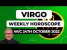 Virgo Horoscope Weekly Astrology from 24th October 2022