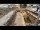 Arras : le chantier de fouilles archéologiques de la rue des Archers se termine