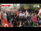 VIDÉO. Près de 200 lycéennes et lycéens dans le cortège de la manifestation à Quimper