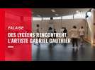 VIDEO. A Falaise, l'artiste Gabriel Gauthier apprend aux lycéens à mêler écriture et mouvement