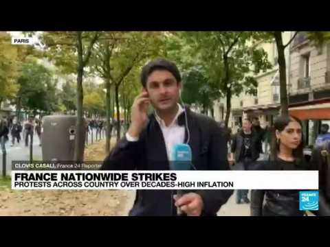 Thousands strike across France amid fuel shortages