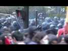 Vives tensions dans la manifestation pour les salaires et le droit de grève à Paris