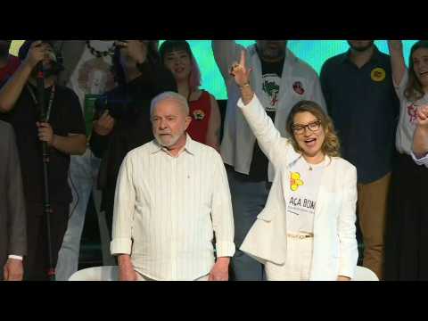 Brazil's Lula takes part in event defending democracy ahead of run-off