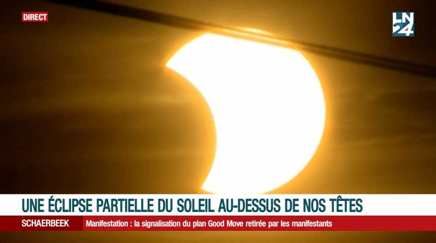 L'éclipse partielle du Soleil immortalisée depuis Guînes La Voix