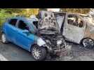Cinq véhicules brûlés dans la nuit de mardi à mercredi place Lasnier à Épernay