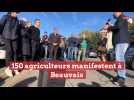 Environ 150 agriculteurs manifestent à Beauvais