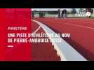 VIDÉO. Le champion du monde Pierre-Ambroise Bosse vient tester la piste d'athlétisme qui va porter son nom