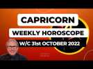 Capricorn Horoscope Weekly Astrology from 31st October 2022