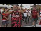 Ecuador: fans of Flamengo leave stadium after winning Copa Libertadores final