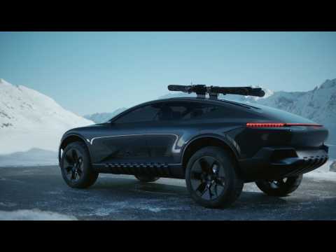 Audi activesphere concept with Ski Driving Video