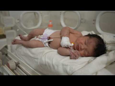 Syria newborn pulled alive from earthquake rubble