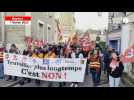 Grève du 7 février. Environ 700 personnes dans la rue à Bayeux