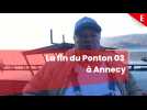 Annecy : après 12 ans, le ponton 03, c'est fini !