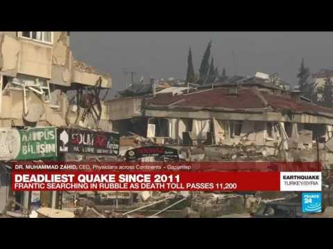 Syria-Turkey Quake: Dr. Zahid fears it's the final day "to secure life," death toll could top 50,000