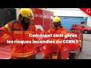 Au CERN, exercice incendie avec du matériel spécifique pour intervention en tunnel