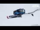 VIDEO. Sur les pistes de ski, des dameuses électriques ou à l'hydrogène