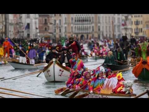 Venice Carnival returns to former grandeur after three years of scaled-back events