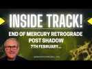 End of #Mercury Retrograde Post Shadow phase, 7th February. Delays, Glitches & Frustrations ease.