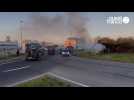 VIDEO. Manifestation « coup de poing » des pros du bâtiment et travaux publics à Quimper