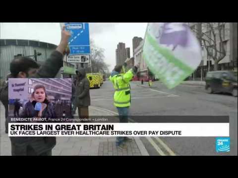 Great Britain: Largest ever healthcare strikes over pay dispute