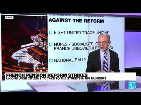 French pension reform strikes: Third wave of walkouts as Parliament debates bill