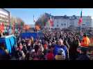 Manifestation à Rouen contre la réforme des retraites, mardi 7 février