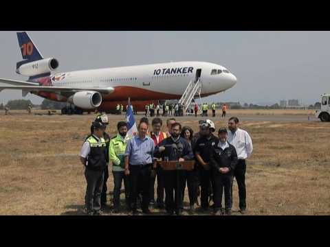 US DC-10 Air Tanker arrives in Chile to support firefighting efforts
