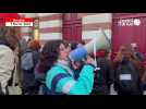 VIDEO. Blocus de lycéens devant l'établissement Guist'Hau à Nantes