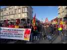Manif du 7 février à Douai : 3 500 personnes rassemblées contre la réforme des retraites