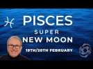 Pisces Super New Moon Conjunct Saturn DEEP DIVE. Working Harder At Feelings, Healing & Spirituality.