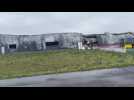 L'usine Polymoulages à Bazeilles dévastée par les flammes
