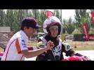 Repsol Honda MotoGP riders visit Montesa Honda Safety Institute | AutoMotoTV