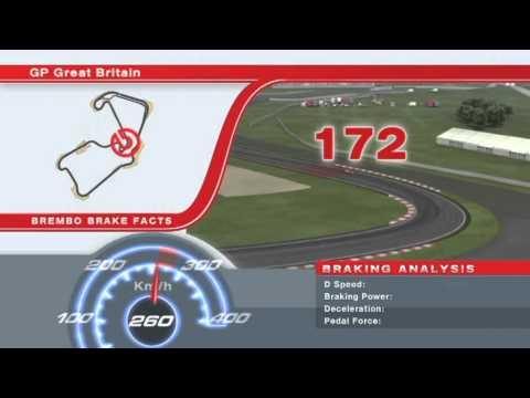 F1 Brembo Brake Facts 08 - Great Britain | AutoMotoTV