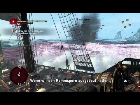 GamesCom Demo: Naval & Fort Commented Walkthrough | Assassin's Creed 4 Black Flag [AUT]