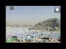 Two million pilgrims taking part in Hajj at Mecca reach Mount Arafat
