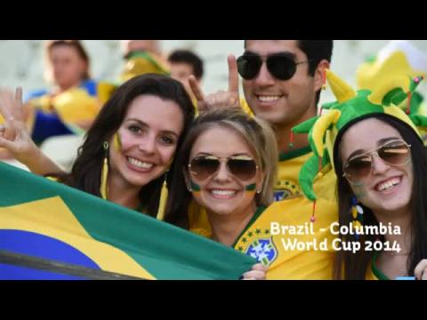 Goals in 3D - Brazil VS Columbia (2:1) 