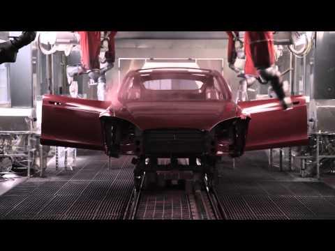 Tesla Factory - Model S Production Paint | AutoMotoTV