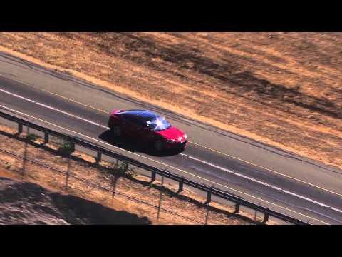 Tesla Factory - Model S Production Arials & Test Track | AutoMotoTV