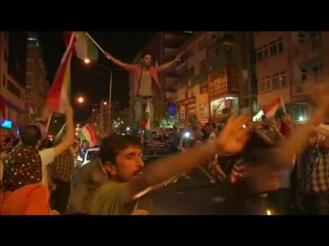 Turkish Kurds celebrate election gains