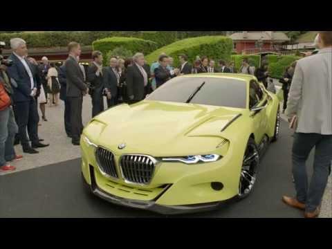 Concorso D'Eleganza Villa D'Este 2015 - BMW Motorrad Concept 101 and BMW 3.0 CSL | AutoMotoTV