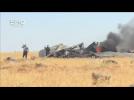 Rebels shoot down Syrian military jet: video