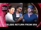 Celebs return from IIFA | ErosNow eBuzz | Bollywood News