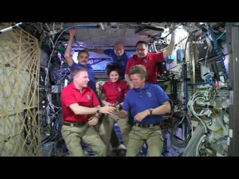 NASA's Virts hands over command of ISS to Russia's Padalka