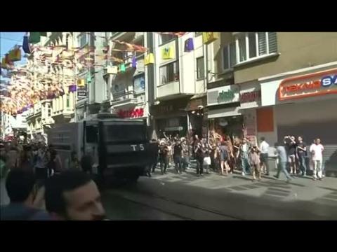 Turkish police use water cannon to disperse gay pride parade