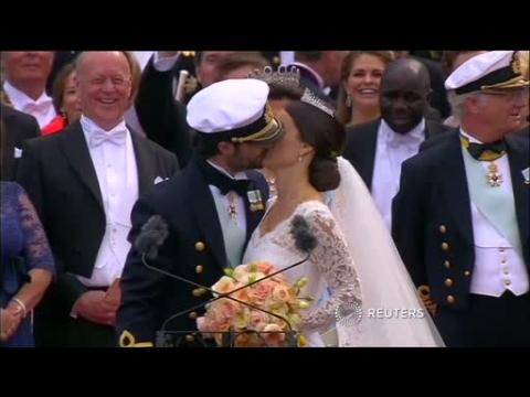 Sweden's Prince Carl Philip marries reality TV star Sofia Hellqvist