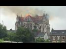 Fire engulfs historic cathedral