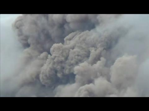 Indonesia volcano spews ash