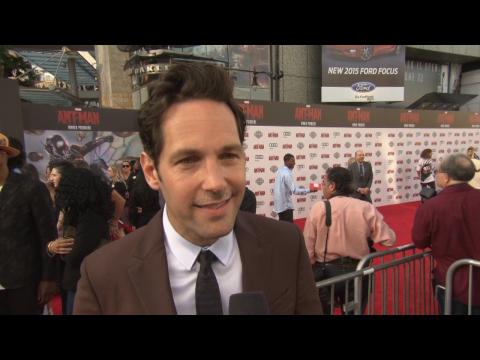 Paul Rudd Thinks He Has The Best Suit At 'Ant-Man' Premiere