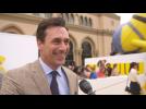 Jon Hamm And Little Yellow Friends At The 'Minions' Premiere