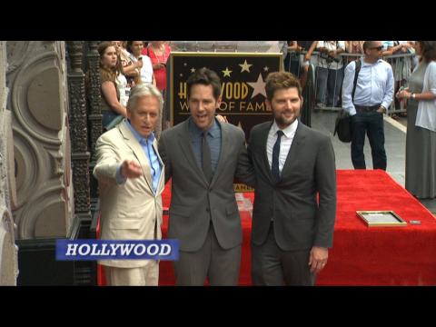 Paul Rudd Gets A Star And Michael Douglas Jokes About It